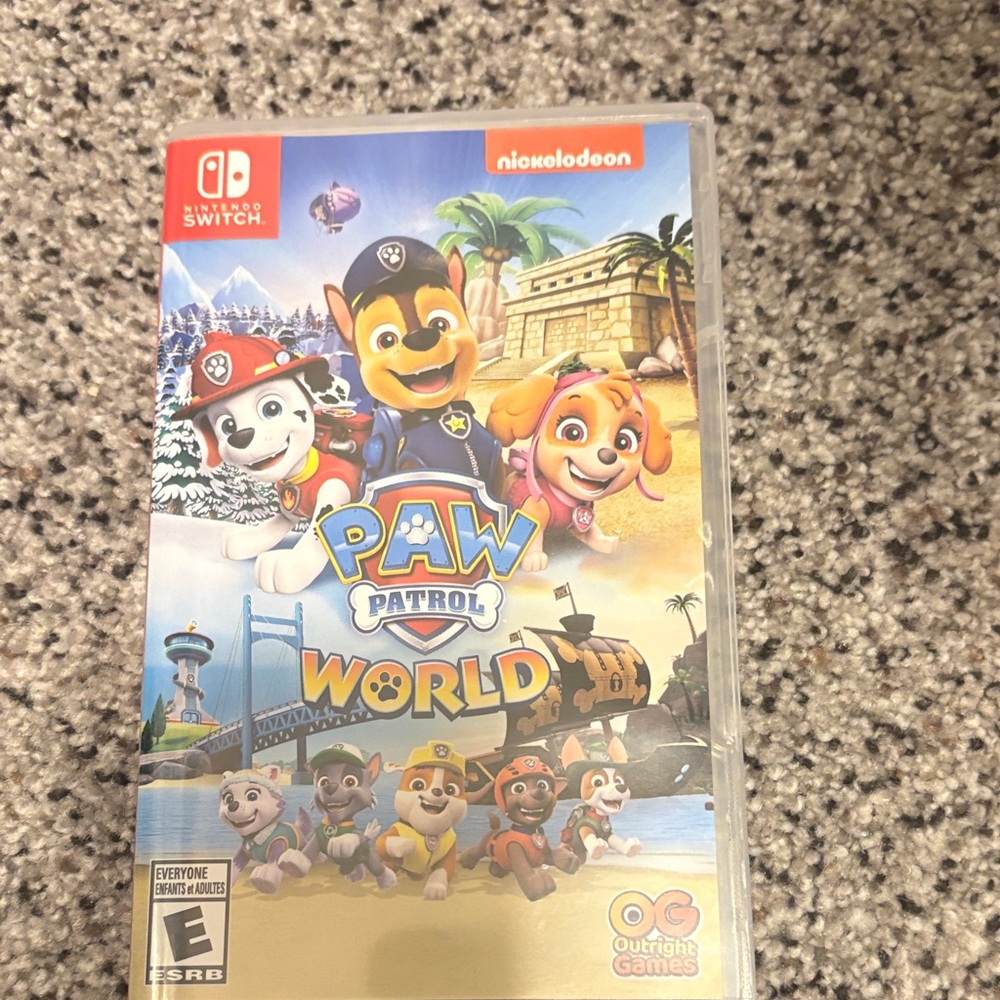 Nickelodeon PAW Patrol World for Nintendo Switch - Yellow/Blue Case
